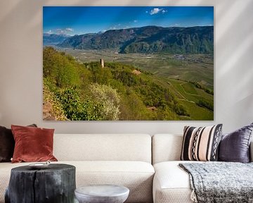 Blick von Hocheppan in Südtirol von Tanja Voigt