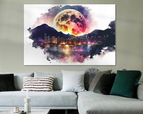 Example of the artwork in a room