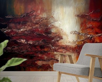 Abstract in earth colours by Bert Nijholt