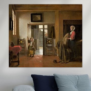 Das Schlafzimmer, Pieter de Hooch