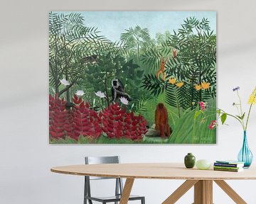 Tropisch Bos met Apen, Rousseau