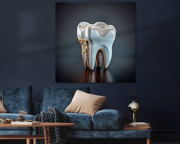 Illustration de dent en 3d sur Animaflora PicsStock