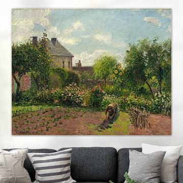 Tuin van de Kunstenaar in Eragny, Camille Pissarro