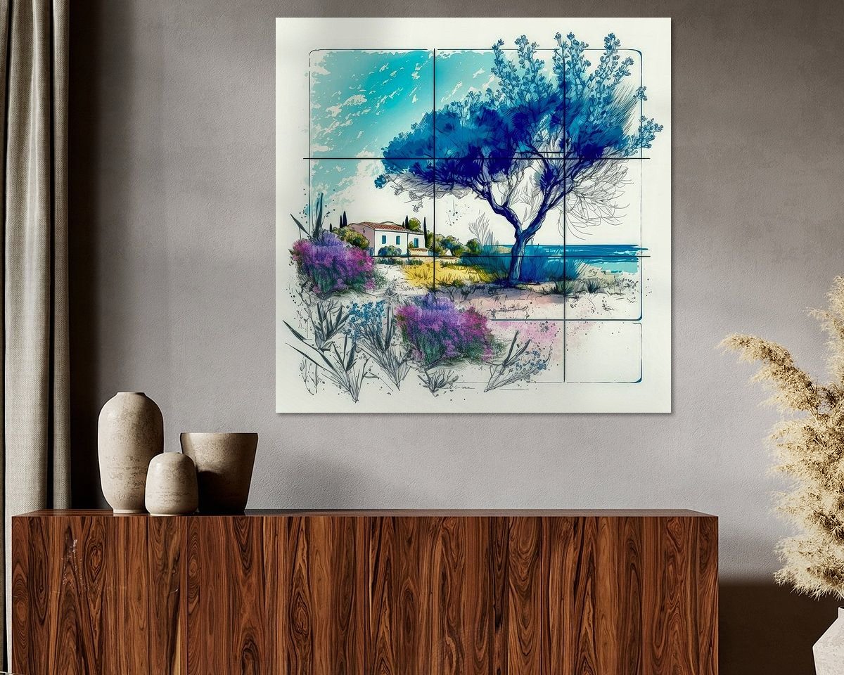 Example of the artwork in a room