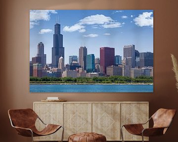 CHICAGO Skyline I van Melanie Viola