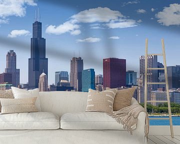 CHICAGO Skyline I van Melanie Viola