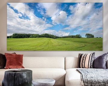 hilly rural landscape  with mowed field. upper bavaria by SusaZoom