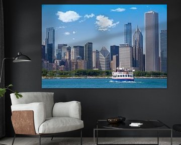 CHICAGO Skyline II van Melanie Viola