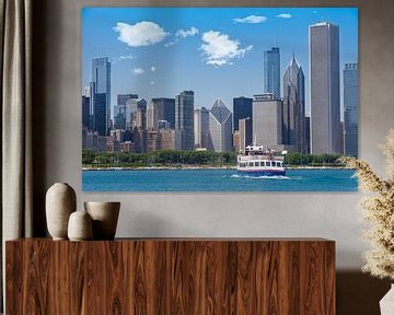 CHICAGO Skyline II van Melanie Viola
