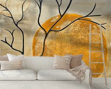 Two moons and a Tree van Beatrice Chauville