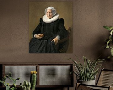 Portret van een oudere dame, Frans Hals