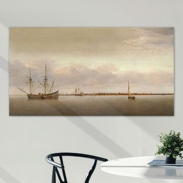 Ansicht von Hoorn, Abraham de Verwer