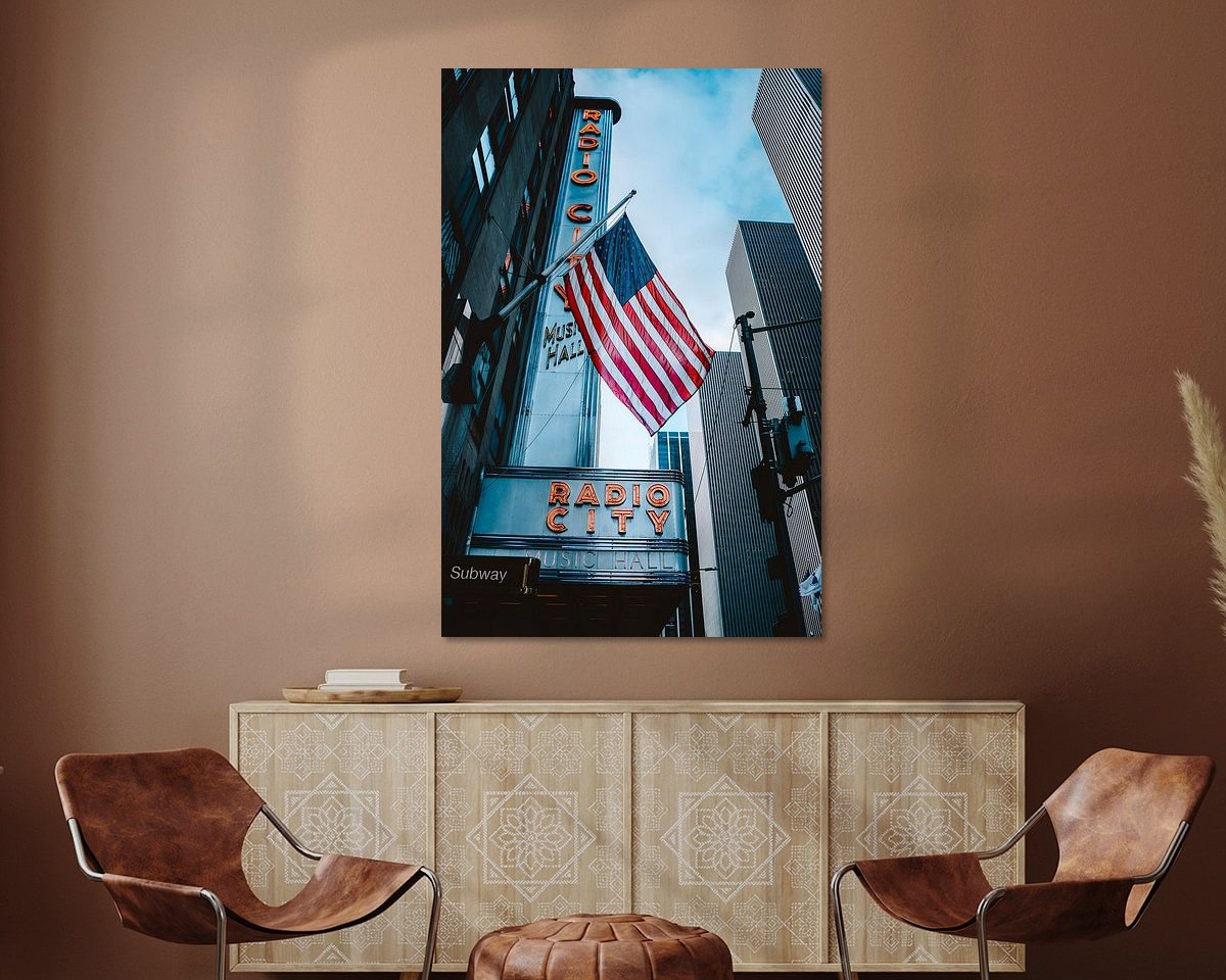 Example of the artwork in a room