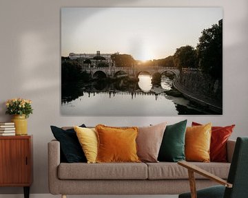 Sunrise | Travel photography print Rome Italy Art Print van Chriske Heus van Barneveld