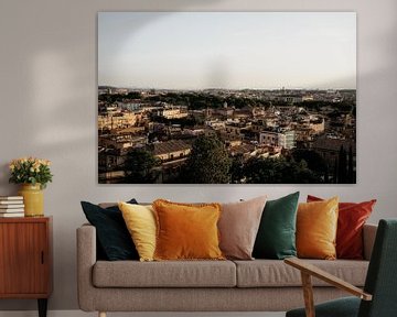 View Rome | Travel photography print Rome Italy Art Print by Chriske Heus van Barneveld