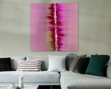 Modern abstract roze neon vibes van Studio Allee
