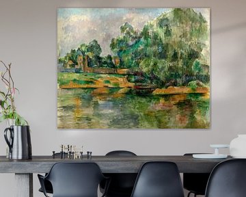 Flussufer, Paul Cézanne