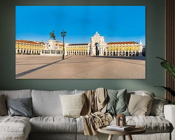 Praça do Comércio, Lissabon, Portugal van Adelheid Smitt