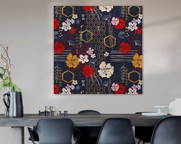 Kabuki Classic Pattern van Yvonne Warmerdam