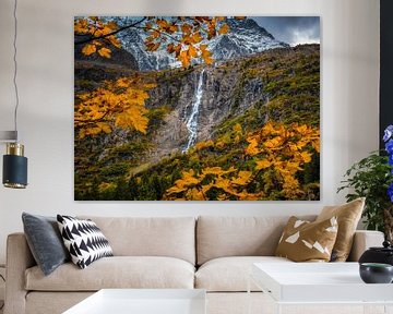 AUTUMN WATERFALL by Simon Schuhmacher