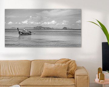 Bateau de pêche au large de Krabi (Thaïlande) sur t.ART