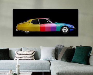 Citroen SM en multicolore sur aRi F. Huber