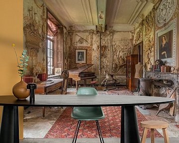 Magisches Zimmer in einem verlassenen Schloss - Urbex von Martijn Vereijken