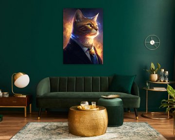 Peinture numérique de la Mafia des chats sur WpapArtist WPAP Artist
