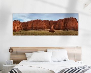 Panorama van de Painted Desert, Arizona van Henk Meijer Photography