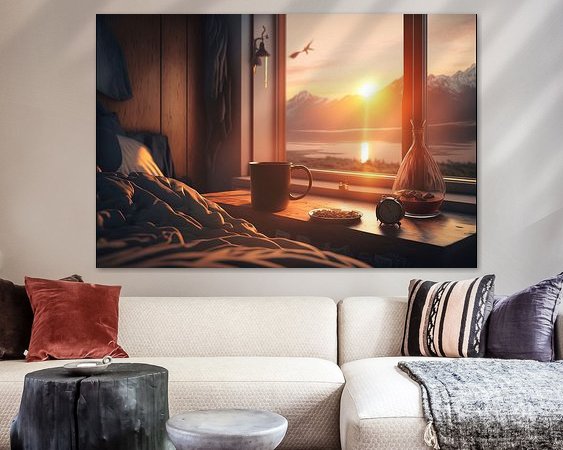 Example of the artwork in a room