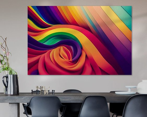 Example of the artwork in a room