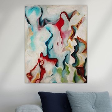 Abstracte gekleurde zee