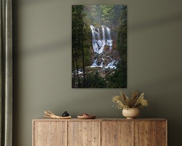 Hidden view of the Weißbach waterfalls in Berchtesgaden by Daniel Gastager