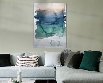 Abstract Watercolour I by Lianne Landsman