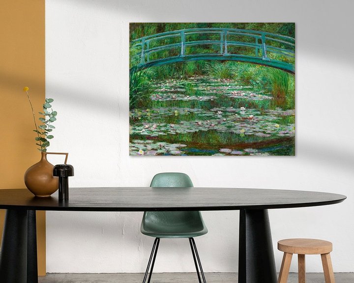 Sfeerimpressie: De Japanse Voetgangersbrug, Claude Monet
