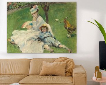 Mevrouw Monet en haar zoon, Auguste Renoir