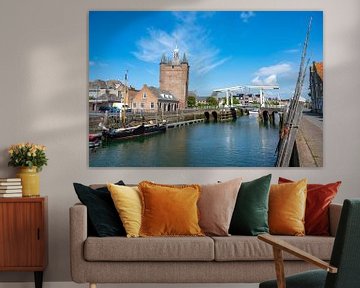 Old port of Zierikzee in Zeeland during summer by Sjoerd van der Wal Photography