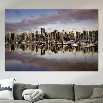 Die Skyline von Vancouver in Kanada