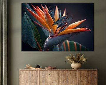 The Beauty of Bird of Paradise - Macro Flower Art by Surreal Media