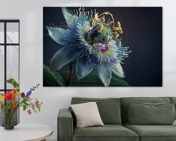 Schitterende Passiflora caerulea kunstwerk van Surreal Media