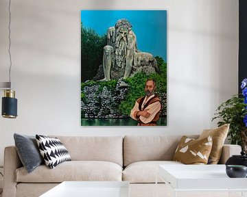 Géant des Apennins par Giambologna Peinture