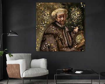 Rembrandt Modedesigner von KleurrijkeKunst van Lianne Schotman
