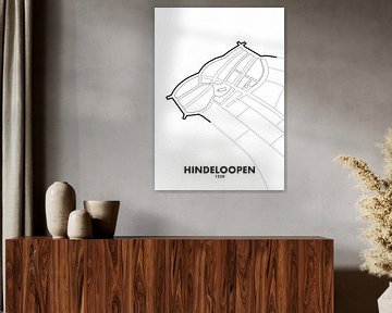 Hindeloopen city map 1550