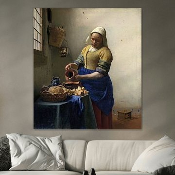 Het Melkmeisje - Vermeer Schilderij (HQ)