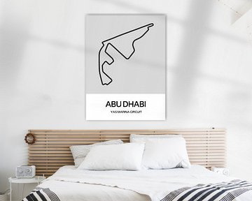 Formule 1 d'Abu Dhabi sur Milky Fine Art