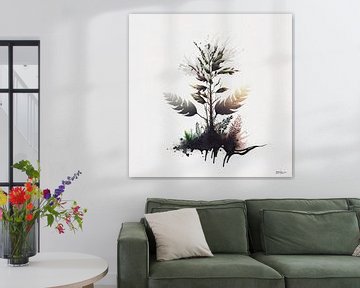 dunkle Pflanze von Gelissen Artworks