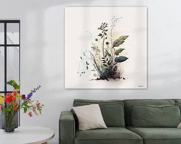 plant with soft colours by Gelissen Artworks