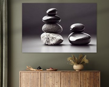 Zen stenen achtergrond illustratie van Animaflora PicsStock