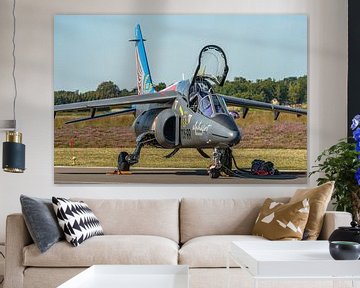 Alpha Jet Solo Display van de Franse luchtmacht. van Jaap van den Berg