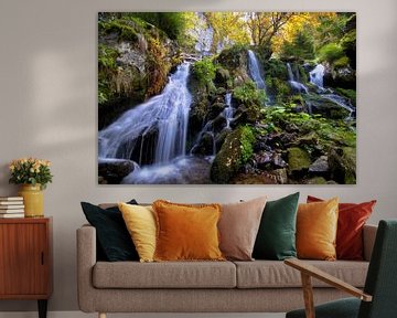 Chute d'eau en Auvergne sur Tanja Voigt